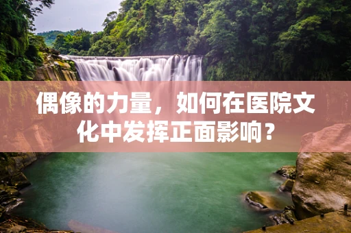 偶像的力量，如何在医院文化中发挥正面影响？