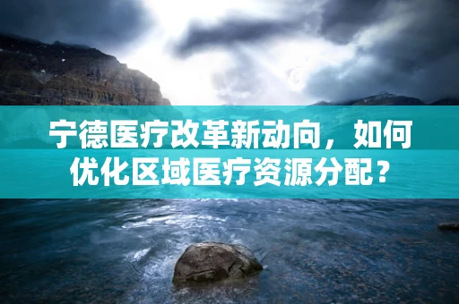 宁德医疗改革新动向，如何优化区域医疗资源分配？