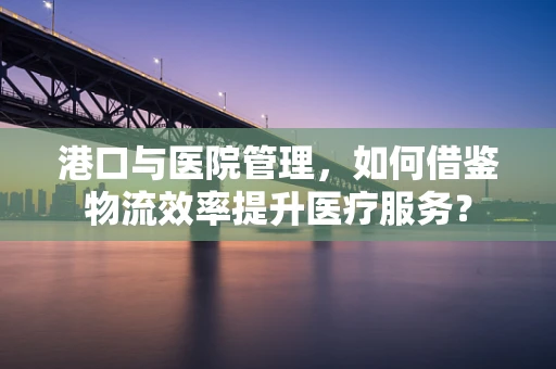 港口与医院管理，如何借鉴物流效率提升医疗服务？