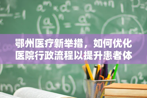 鄂州医疗新举措，如何优化医院行政流程以提升患者体验？