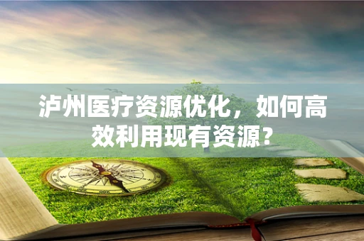 泸州医疗资源优化，如何高效利用现有资源？