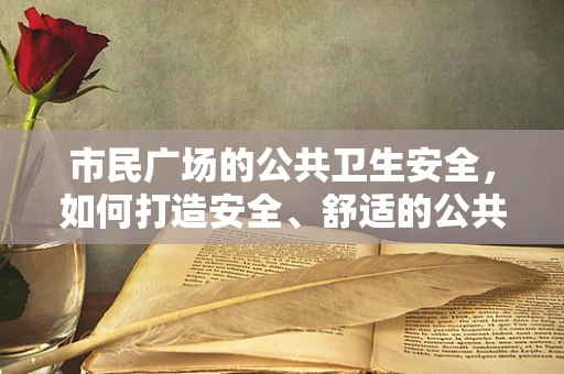 市民广场的公共卫生安全，如何打造安全、舒适的公共空间？