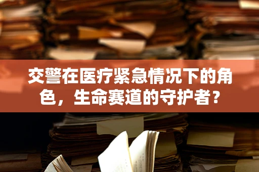 交警在医疗紧急情况下的角色，生命赛道的守护者？