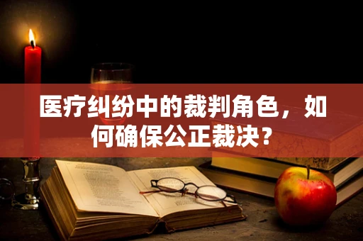 医疗纠纷中的裁判角色，如何确保公正裁决？