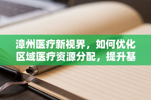 漳州医疗新视界，如何优化区域医疗资源分配，提升基层医疗服务质量？